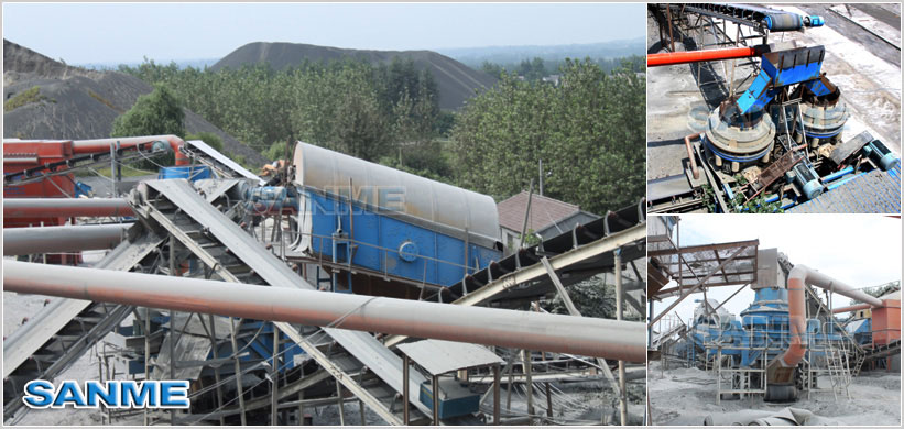 山美新型反擊破碎機(jī)現(xiàn)場(chǎng)圖